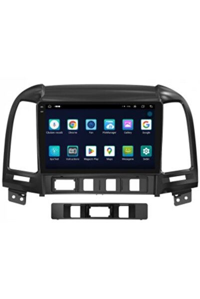 Piloton Dedicated Navigation for Hyundai Santa Fe II (2006-2012) - 2K QLED, 4GB, 64GB, Octa-Core