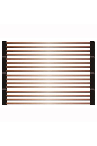 CookingAid Folding Mat Copper - Multifunctional folding copper dish drainer, 440 x 330 mm