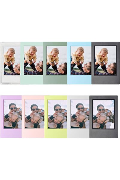 Bukela Mini Photo Frames, 2x3 Instax/Polaroid Desktop Tabletop, Colorful (10 ...