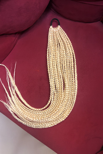 YASEMİN KAPLAN Yellow Braided Buckle - Braided Buckle-Buckle-Braided Hair