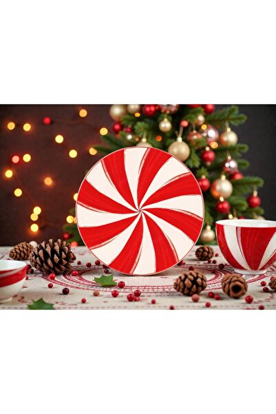 Porland Ribbonia Flat Plate 21cm Set of 4