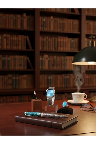 CAAT Watch, pen and ring set