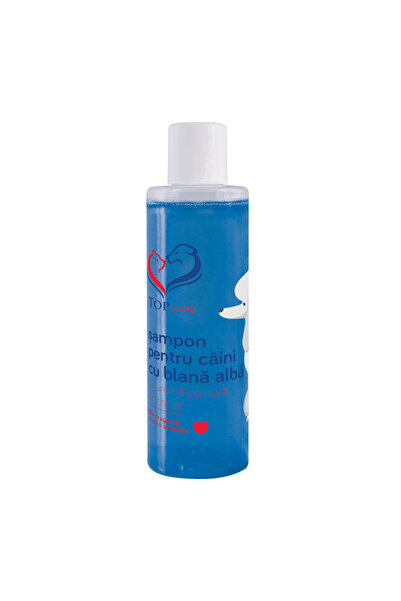 TopCare Coconut-scented shampoo for dogs with white or light fur