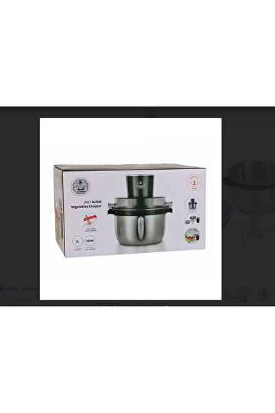 ALSAIF Al Saif Stainless Steel Vegetable Chopper, 2 Liters, 500 Watts
