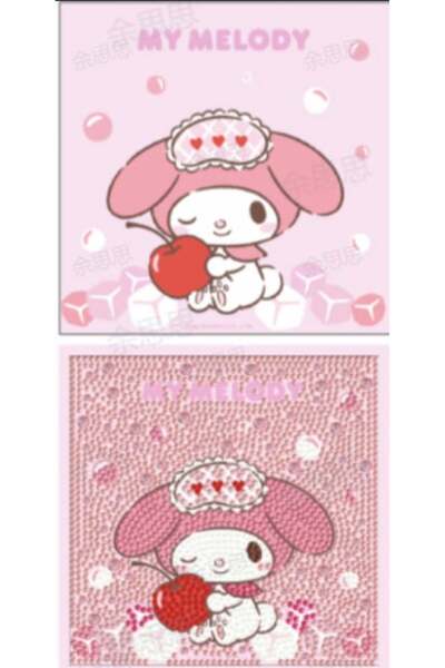 SANRIO Lisanslı Renkli Yaz Plajı Serisi Elmas Mozaik Puzzle - My Melody