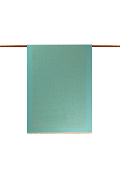 ipekevi Orange Core Ie Monogram Cotton Silk Shawl