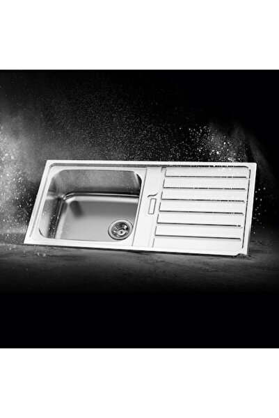 CookingAid Chiuvetă de bucătărie URBAN 105 din oțel inoxidabil 1000x500x200mm cu scurgător, reversibilă