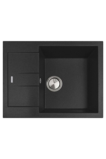 CookingAid Amanda AM6510 granite kitchen sink 650×500×200 mm – Black Metal Qu...