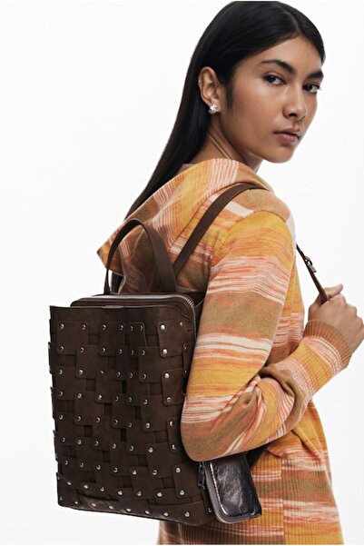 Desigual women's brown backpack 25WAKP39