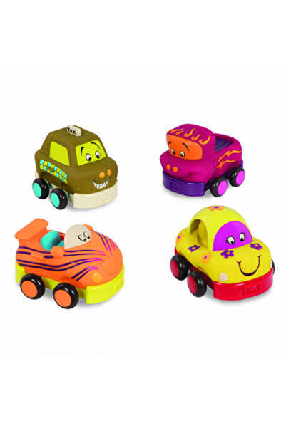 BToys B.Toys Set of 4 Soft Toy Cars
