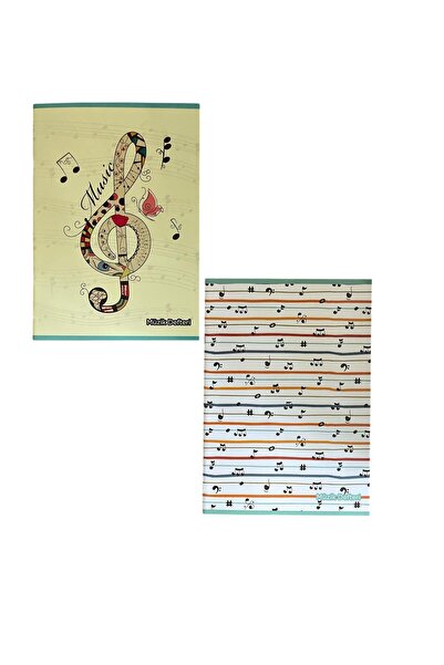 KESKİN COLOR А4 Картонна обкладинка Зшитий музичний зошит 32 аркуші. ( Буде н...