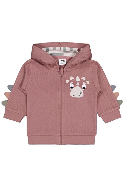 Civil Baby Dinosaur Printed 6-18 Months Cardigan - Brown 6-9 Months