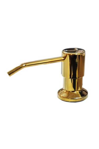 CookingAid Dozator de săpun auriu lucios cu recipient ABS