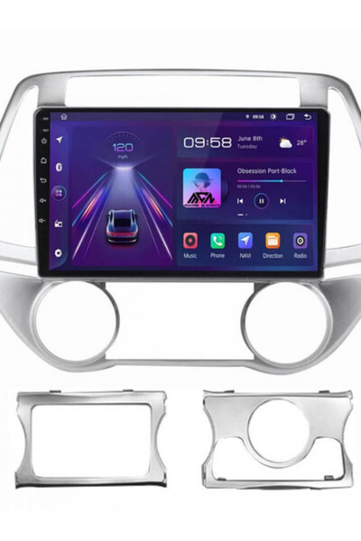 NAVI-ABC Dedicated Navigation for Hyundai i20 (2008-2014) - 9 inch, 4 GB RAM, 64 GB, Octa-Core, 4G