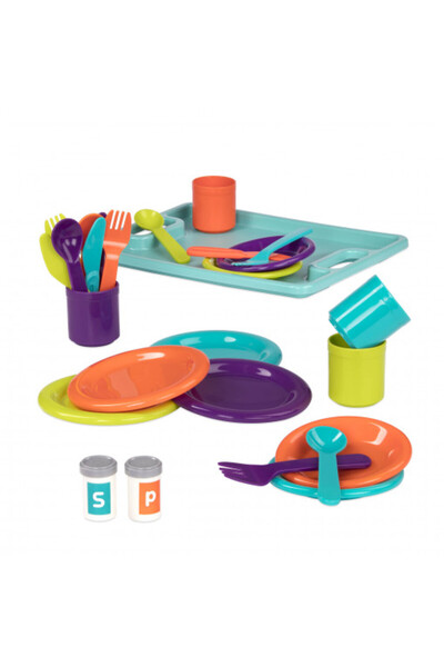 BATTAT 27-piece Dinner Set for 4 Children