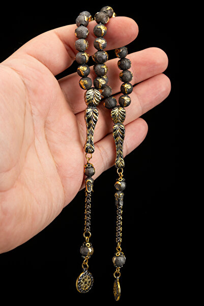 OTTOTESBİH Sertifikalı Osmanlı Tasarım 8x9mm 66Gr Gümüş Tesbih, Zaza Tesbih