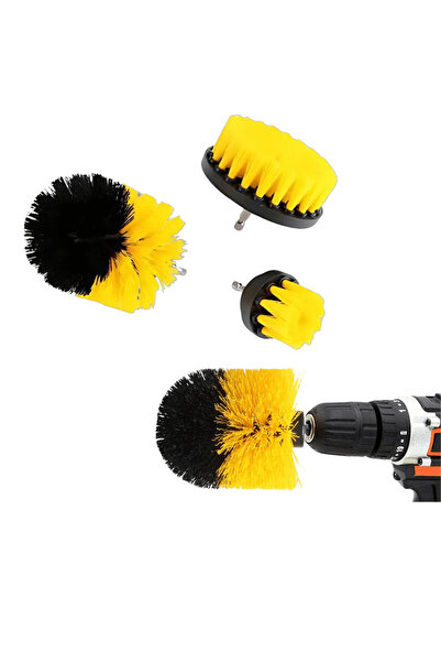 OferteTop Set de 3 Perii Profesionale de Curățare pentru Bormașină