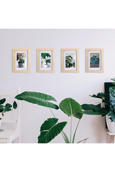 Generic Heatunk Wood 5x7 Picture Frame with Plexiglass - Wall & Tabletop