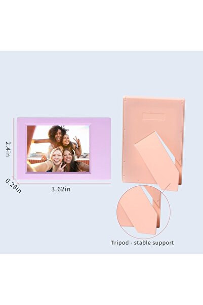 JOYZZZ Mini Photo Frames 7 PCS 2x3 Inch Colorful Polaroid Picture Frames