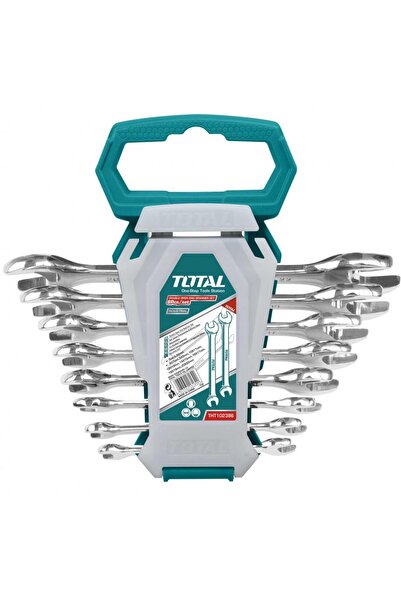 TOTAL Set of 8 Industrial wrenches - 6-22mm