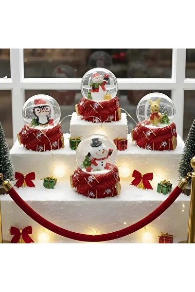 Miniso Yeni Yıl Temalı Cam Sulu Küre Mini