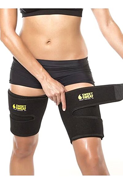Generic Thigh trimming belts, black, neoprene, thermal exercise belts, for exercise and weight loss
