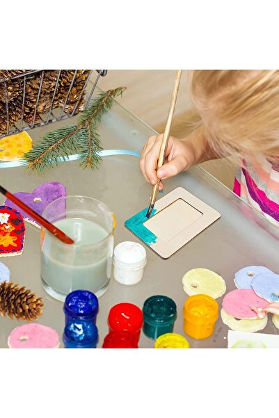 X SPRING DIY Wood Picture Frames, 6 Pcs Unfinished Solid Wood Photo Frames 7.9 x 5.9 Inch