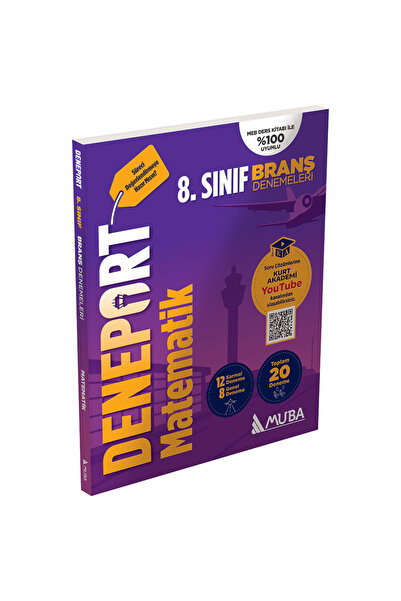 Muba Yayınları 8. Sınıf Deneport Matematik Branş Denemesi