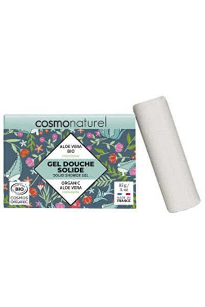 COSMO NATUREL BIO Solid Shower Gel with Aloe Vera 85 g
