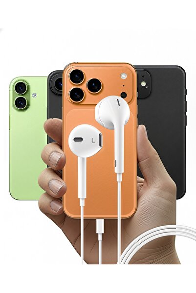 rangmobil İphone 17/17 Pro/17 Air/17 pro max Uyumlu Type-c Mikrofonlu Kulaklık (TAK ÇALIŞTIR)