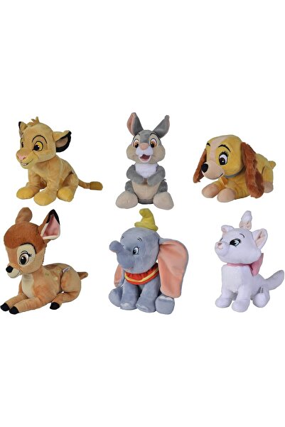 Cici Oyuncak Disney Hayvan Dostları Pelüş Hayvanlar Bambi, Stampe, Marie, Dum...