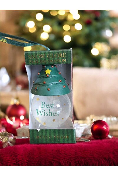 AGT Kar Küresi Yılbaşı Ağaç Süsü 6x4 cm