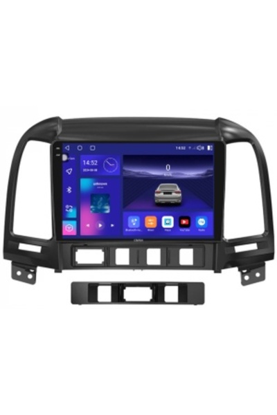 Clarion Android Navigation for Hyundai Santa Fe II (2006-2012) 9" QLED 2K 4GB/64GB Octa-core