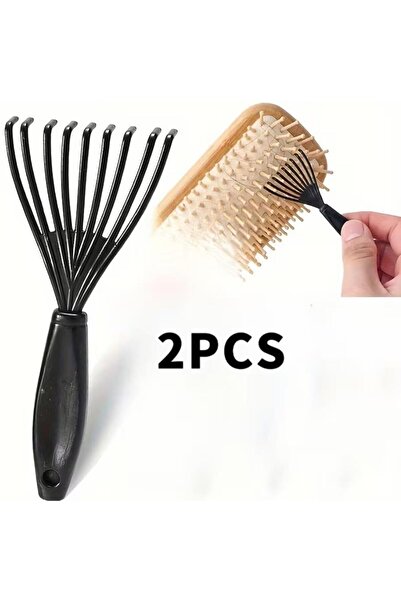 Hayveys 2 Pieces Mini Comb Inner Hair Cleaning Brush, Lint Collector Rake