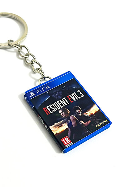 Cosmic Star Resident Evil 3 Ps4 Minyatür Oyun Kutusu Anahtarlık