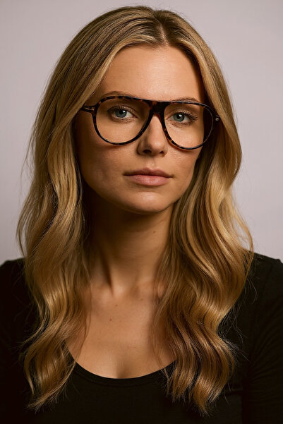 MACERATİ Cenny Women's Leopard Frame Blue Block Blue Light Filter Screen Glasses