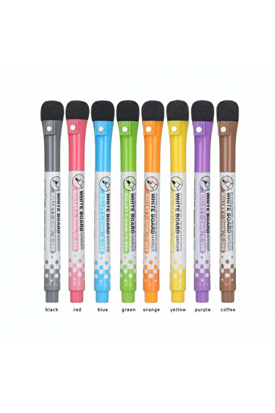 China أقلام بانلوم للسبورة البيضاء، 8 ألوان، مع غطاء ممحاة ومغناطيس