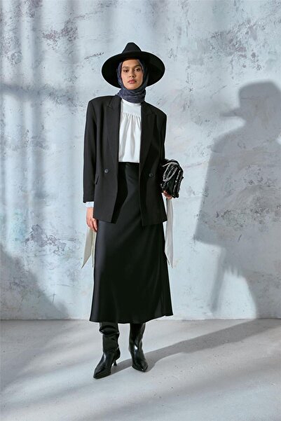 Silk Home Шал от вискозна велора, тъмносин с димен мотив, здрав, с неплъзгаща...