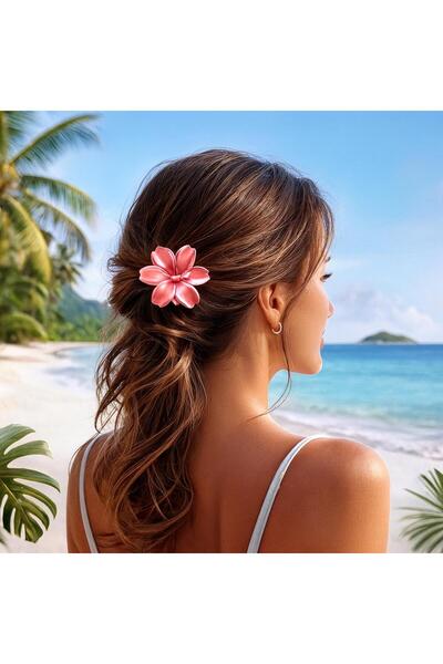 Melissa RETRO LOTUS SAÇ TOKASI 6 FARKLI RENK 6 ADET (4cm) HAFİF VE DAYANIKLI