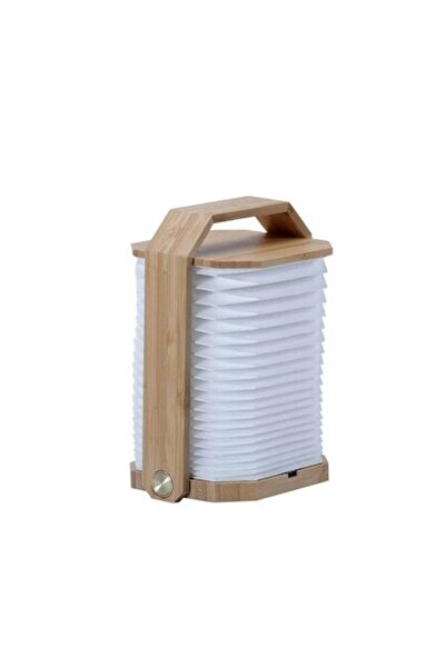 Marcoshop Foldable Origami Accordion Portable Lamp - Multifunctional LED, USB Rechargeable, 17.5 cm