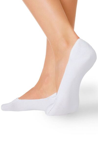 Conte Elegant Women's thin cotton insoles, Esli Classic 000 - White, 36-37 (23)