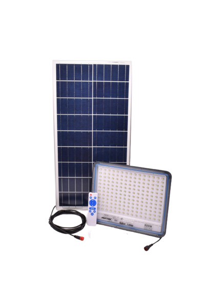 Jortan Ηλιακός προβολέας, LED, Ισχύς 800W, Λευκό φως, Μακρύ καλώδιο, 360 LED,...