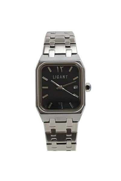 LIGANT Luxury Men’s Stainless Steel Watch in Premium Silver