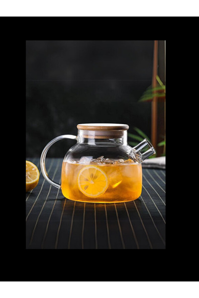 Şahin bitki çayı demliği cam