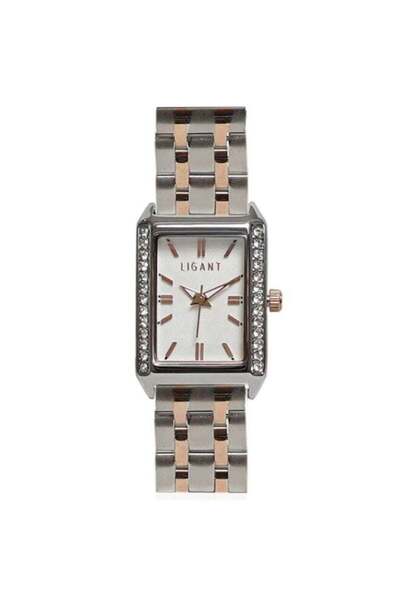 LIGANT Luxury Women’s Stainless Steel Watch in Rose Gold & Silver – Elegant a...