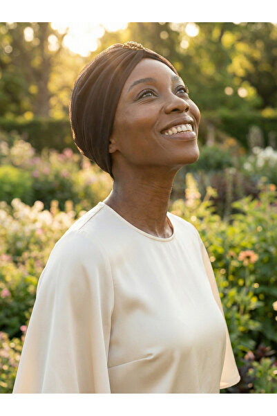 fidan bone Design Tulle Crystal Stone Embroidered Double-Sided Lined Brown Ready-To-Wear Turban Hijab Evening Dress Bonnet