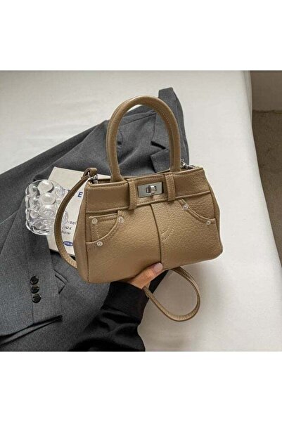LIGANT Luxury women's handbag in light brown – elegant and modern design