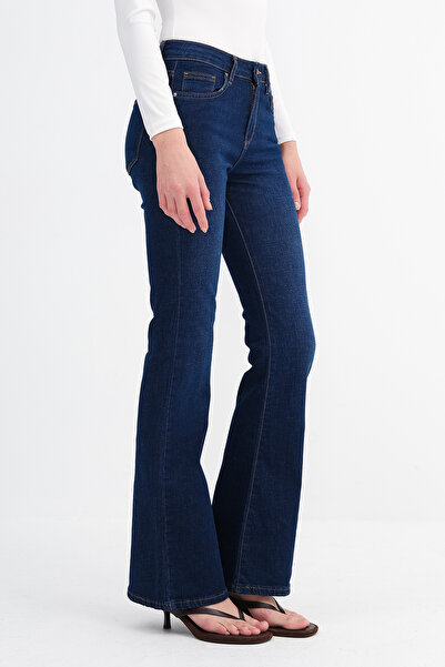 Addax High Waist Flare Jean Pn8677-Pnc