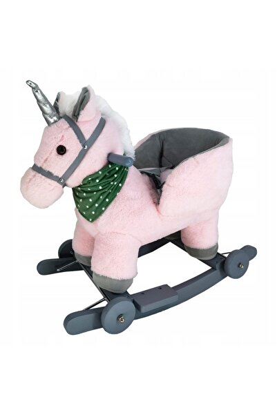 Matadi Matadi interactive rocking horse for children, equipped with wheels, backrest and realistic sound effects,