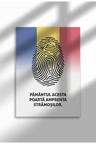 21mxm Romanian Patriotic Quote Canvas Poster – Unframed on Matte Canvas - Ancestors